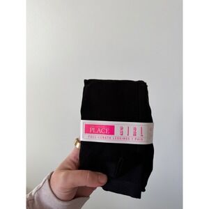 The Children's Place Little Girls Full-Length Leggings – Black – Size 7/8 – NWT